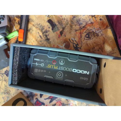 NOCO Boost GB40: 1000A UltraSafe Jump Starter – 12V Lithium Battery Booster Pack, Portable Jump Box, Power Bank & Jumper Cables - for 6.0L Gas and 3.0L Diesel Engines
