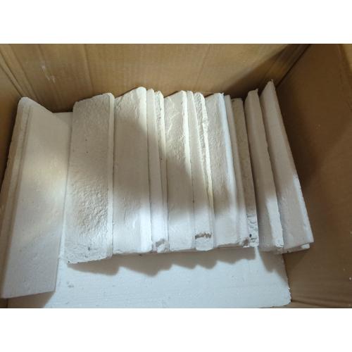 40 Pcs White Thin Brick Veneers, 2.4 x 7.9 Wall Brick, 3D Faux Brick for Kitchen Backsplash, Fireplace, Living Room, Interior and Exterior Wall Decoration (7 sq.ft) (White)