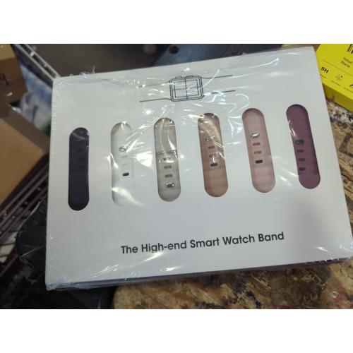 6 Pack Bands for Fitbit Versa 2 Smart Watch - Classic Soft Sport Replacement Wristbands for Women & Men