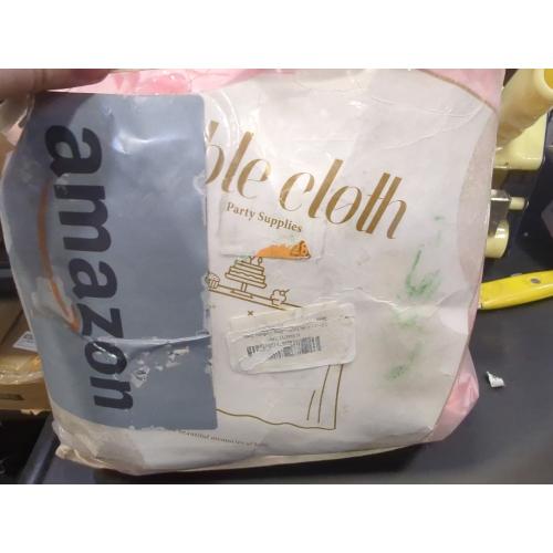 2 Packs Size 6 foot Pink Table Clothes for 6 Foot Rectangle Tables, One-Piece Wrinkle Resistant Stretch Spandex Table Covers with Skirt for Event Banquet Wedding Birthday Party