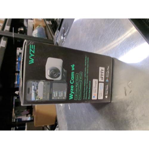 Wyze Cam V4 Plug-in Indoor and Outdoor Smart-Enabled Security Camera