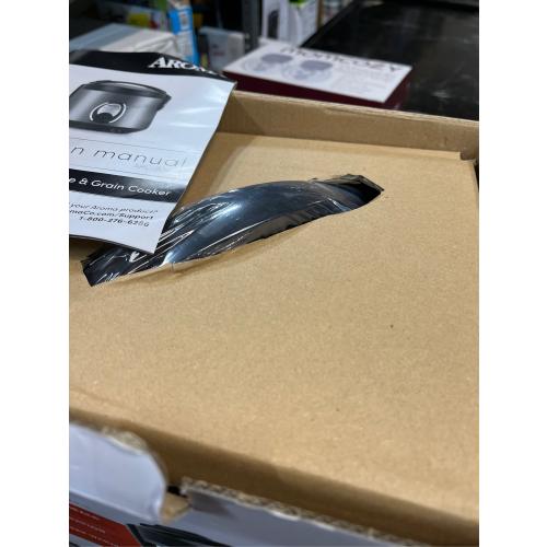 Aroma 8 Cup Rice Cooker - Stainless Steel ARC-904SB