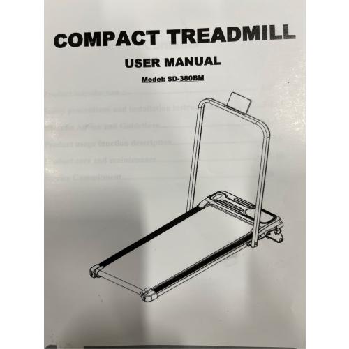 Electric Walking Pad Treadmill with adjustable incline and handle Bar, 3.5HP Small Portable Treadmills for home office small