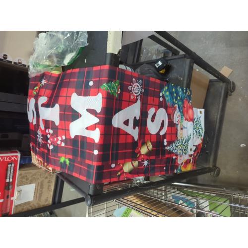 Christmas Decorations Red Black Buffalo Plaid Sign Set for Festival Merry Christmas Door Banner | Outdoor Yard & Front Porch | Indoor & Outdoor Xmas Decor for Home, Wall, Front Door, Yard, and Garage