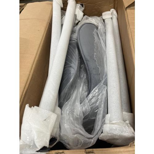 Counter Height Bar Stools, Modern Velvet Barstools Set of 2 with Black Legs and Fabric Seat and Back for Kitchen Island, Grey.