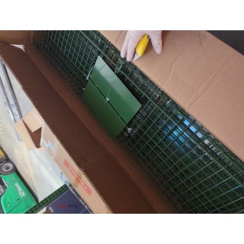 40” 2 Door Live Animal Trap, Easy Set and Release Animal Trap, Live Animal Trap Cage for catching Stray Cats, Raccoons, Squirrels, Rabbits, Moles, Groundhogs, Armadillos up to 17.6 lbs