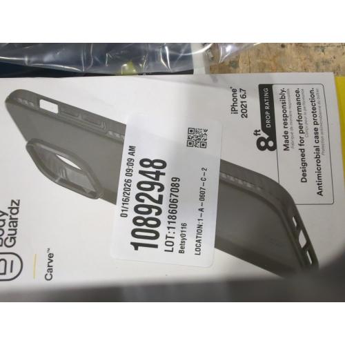 BodyGuardz Carve Series Case for iPhone 13 Pro Max - Smoke