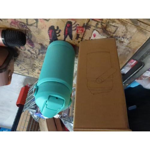 Kerilyn 12oz Insulated Water Bottle For Kids, Stainless Steel Insulated Kids Water Bottle, Toddler Cup With Straws Leak-proof, Kids Water Bottles For School Boys Girls, BPA Free, Green