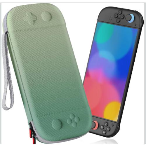 STARTRC GAMES Slim Carrying Case for Nintendo Switch 2 2025, Hard Shell Travel Case with 12 Game Card Slots, Portable Carry Bag for Switch 2 Console Black