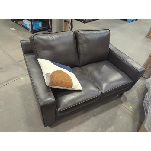 Keven 60'' Faux Leather Loveseat