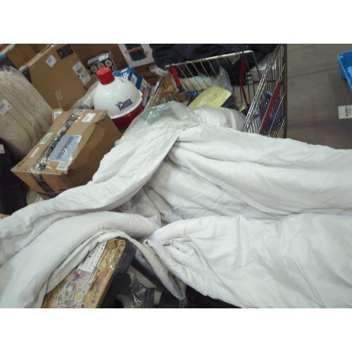 Comforter Duvet Insert - Quilted Comforters Full Size, All Season Duvet, GentleSoft Down Alternative Bedding, with 8 Tabs, Gifts for Women/Men, White, Full 86 x 82 Inches