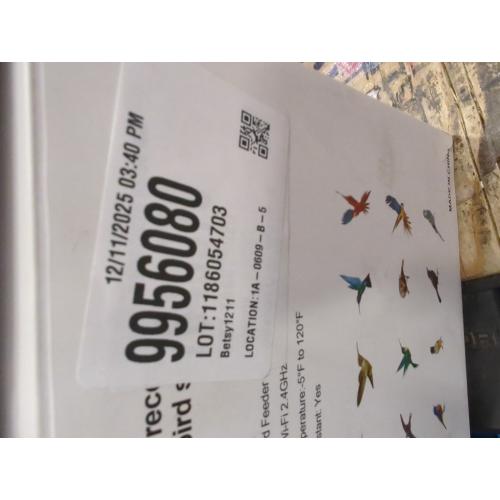 Bird Feeder with Camera with AI Identify Birds Species Solar Powered, Smart Bird House with Cam, 2K HD Video Live Stream, Instant Arrival Alerts - Green