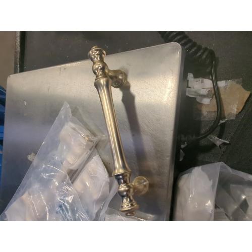 Asidrama 10 Pack 5 Inch(128mm) Antique Brass Kitchen Cabinet Handles, Vintage Retro Cabinet Pulls Kitchen Cabinet Hardware for Cupboard Drawer Pulls