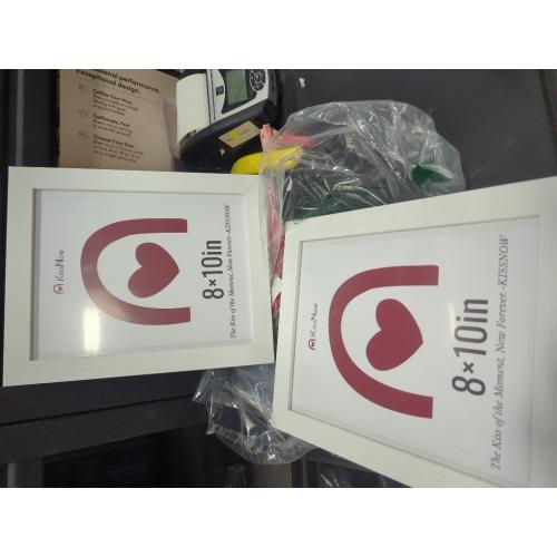 8x10 Picture Frame 2 Pack, White Solid Wood Gallery Photo Frame, Wall Hanging or Tabletop Display