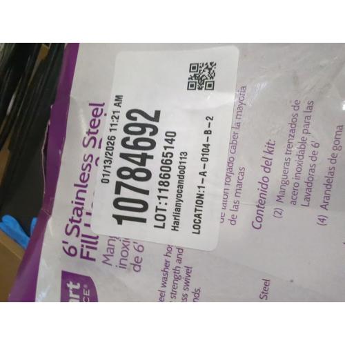 6 ft. Stainless Steel Fill Hose (2-Pack)