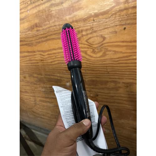 Revlon Pro Collection Heated Silicone Bristle Curl Brush Black - 1