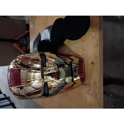 Iron MK5 Helmet Voice Control Cosplay Wearable Cosplay Electronic Open/Close LED Eyes 1:1 Mask Model