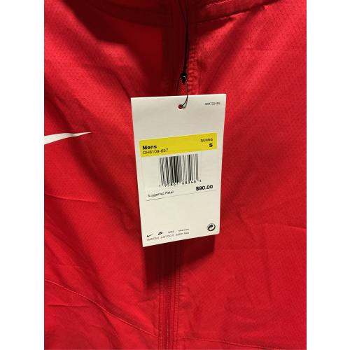 Size S Red Nike Running Windbreaker