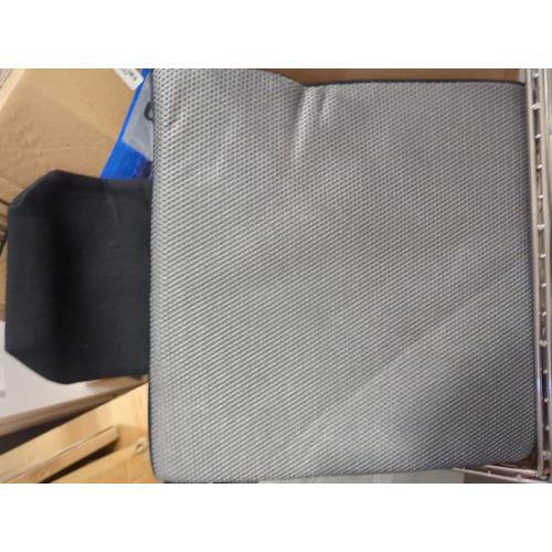 Yupbizauto Breathable Ergonomic Wedge Car Seat Cushion & Office Chair Support Comfortable Pressure-Relief Pad for Back & Tailbone Pain Ideal for Long Sitting, Posture Corrector Mesh Grey Firm