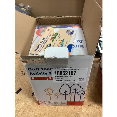 9 DIY Bird House Kits For Children to Build - Wood Birdhouse For Kids to Paint - Unfinished Bird Houses for Kids - Wood Craft Project Kits - Summer Crafts for Girls & Boys, Classroom & Church Activity