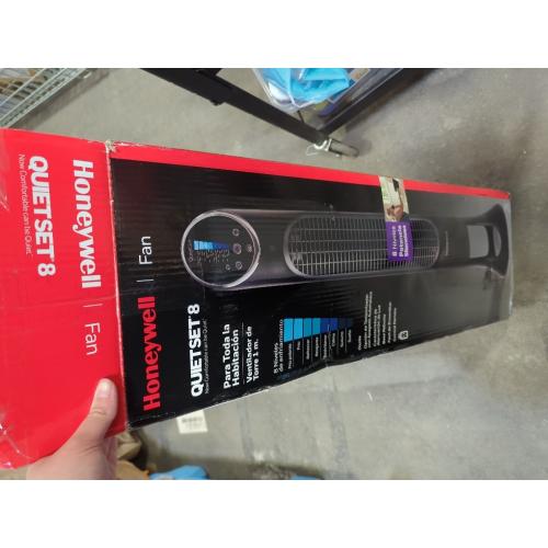 Honeywell QuietSet Whole Room Tower Fan-Black, Oscillating Tower Fan with Remote, HYF290B
