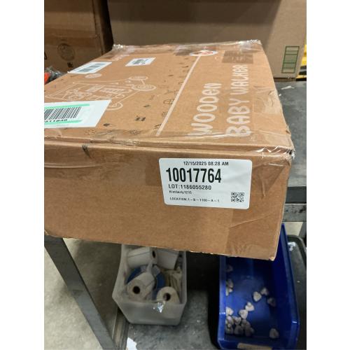 Beright Wooden Baby Walker Push and Pull Learning Activity Walker Kids’ Activity Toy Multiple Activities Center Develops Motor Skills & Stimulates Creativity(Green)