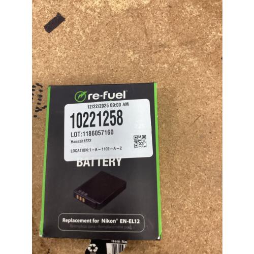 Digipower - Digital camera replacement battery for Nikon EN-EL12 battery pack