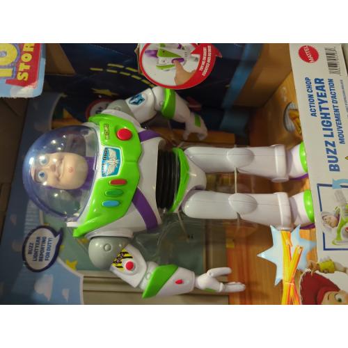 Disney Pixar Toy Story Talking Buzz Light-year Figure With Karate Chop Motion and Sounds - Multi