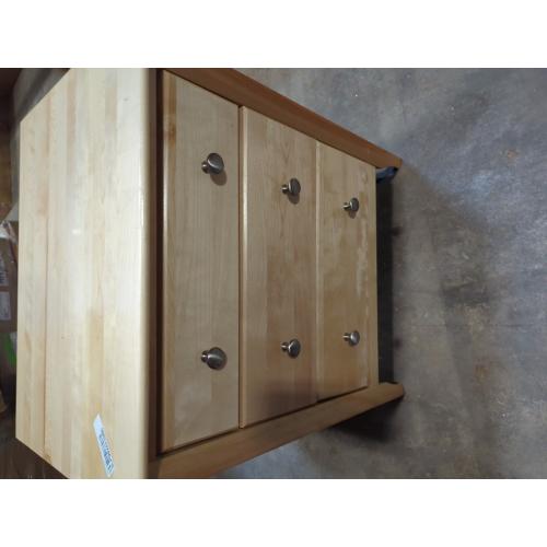 Stratford 3 Drawer Nightstand Birch