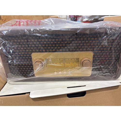 Vintage Style 3-in-1 Vinyl Record Player Wood Grain Finish - Hearth & Hand™ with Magnolia