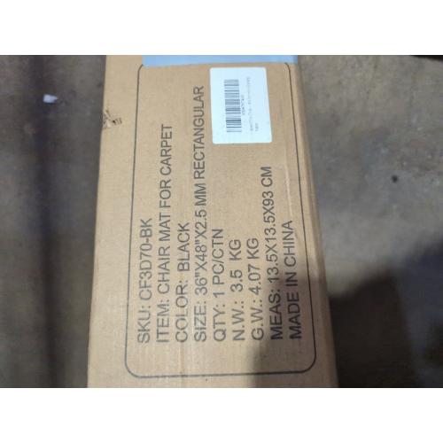 Vicwe Office Chair Mat for Carpet, 48x36 Anti-Slip Waterproof Floor Protector Desk Chair Mat for Rolling Chairs, Heavy Duty Chair Mat with Studs,Easy Glide Floor Mat for Home,Gaming