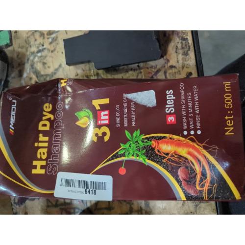 Dark Brown Hair Color Shampoo for Gray Hair 500ML Instant Hair Dye Shampoo for Men & Women-3 in 1 Color Shampoo