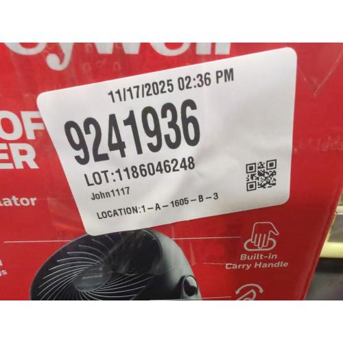 Honeywell TurboForce Size 11.3 in. H  Color Black  3 speed Air Circulator Fan