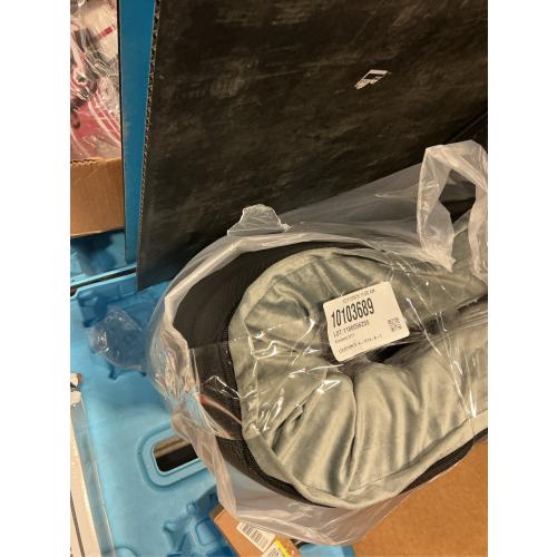 OhGeni Orthopedic Waterproof & Machine Washable Dog Bed for Small Pets, Suitable for Crates, Cat Mat with 25D Egg Crate Foam, Non-Slip Bottom & Removable Cover, 24 Inches(Gray)