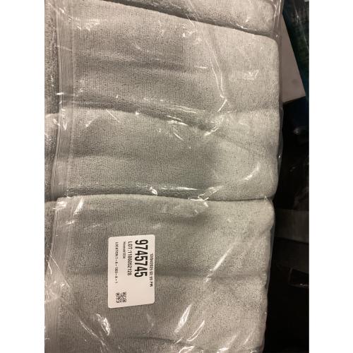 Haven Organic Cotton Terry Bath Towel in Harbor Mist Grey 3 PACK