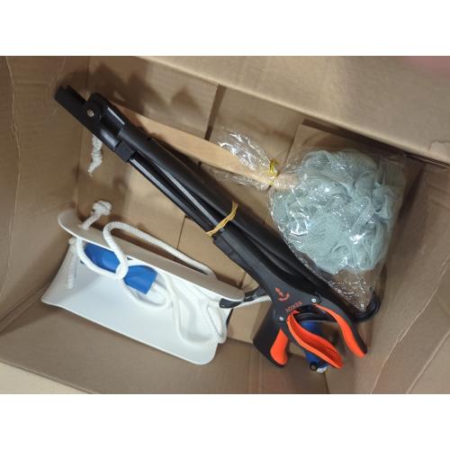 7 In 1 Hip Kit, Knee Back Surgery Hip Replacement Recovery Kit With 32 Grabber Reacher Tool,Sock Aid Device for Seniors,Shoe Horn Long Handle & Dressing Stick,Leg Lifter,Bath Sponge,