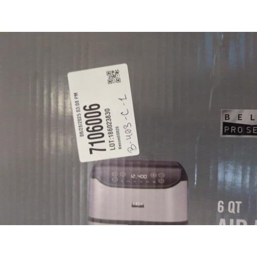 Silver Bella PRO - 6-qt. Touchscreen Air Fryer - Stainless Steel