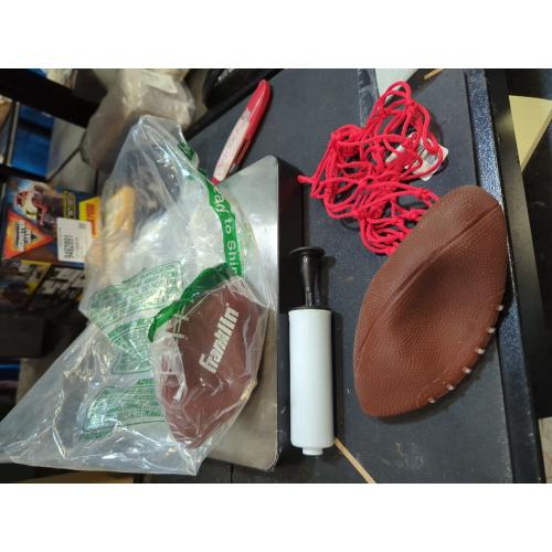 Franklin Sports Kids Football Target Toss Game - Inflatable Throwing Target Toy with Soft Mini Footballs - Fun Kids Sports Game