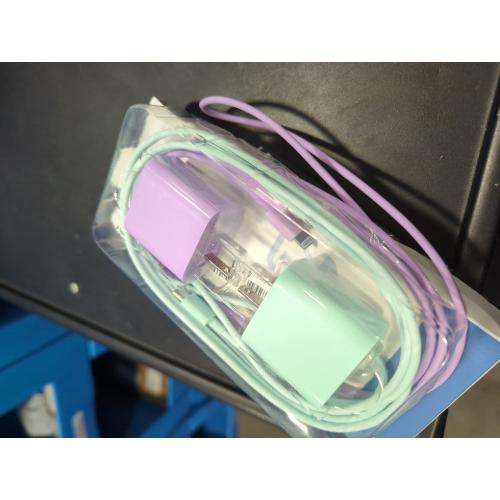 2 Pack 20W Colorful Fast Charger & 6FT USB  Cable for iPhone 16/15 Pro/Max/Plus, Pad Pro 12.9/11 inch