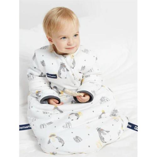 Domiamia Cotton Sleep Bag with Removable Long Sleeve-1.0 TOG (2-3 T)