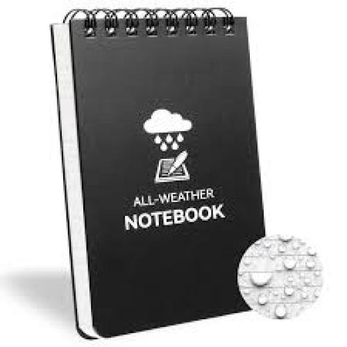Waterproof Notebook Top Spiral Pocket Notepad 3 X 5 ...