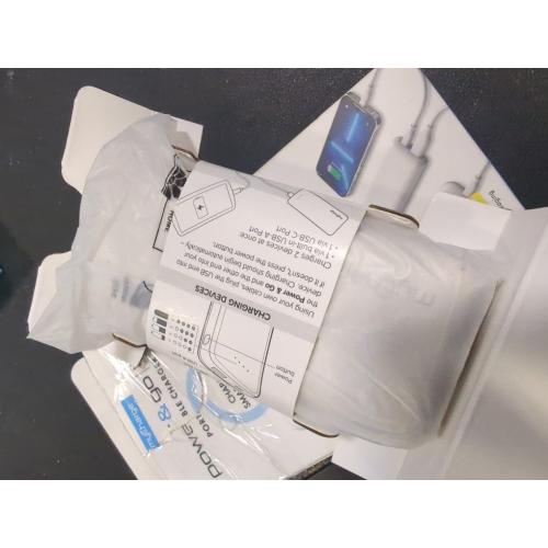 myCharge 10000mAh Power & Go Power Bank - White