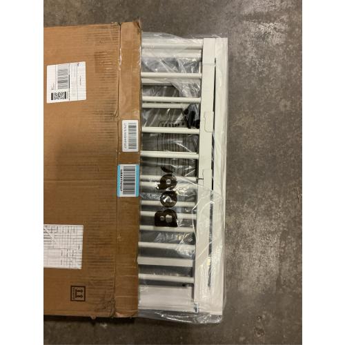 BABELIO 29-55 Inch Extra Wide Baby/Dog Gate, PressGuard P7, Metal Auto Close, Pressure Mounted Pet Door for Doorways, NO Need Tools and Drilling, with Wall Cups, White