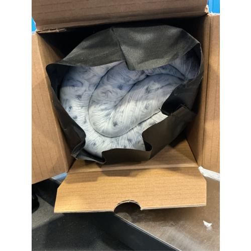 KSIIA Washable Dog Bed Deluxe Plush Dog Crate Beds Comfy Kennel Pad Anti-Slip Pet Sleeping Mat for Large, Jumbo, Medium, Small Dogs Breeds, 23 x 18, Gray