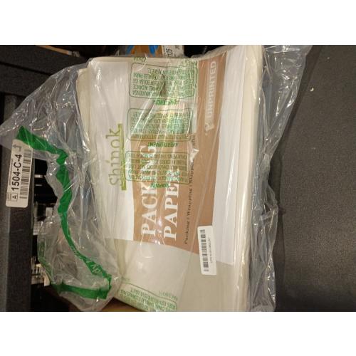 Bryco Goods Newsprint Packing Paper Sheets for Moving - 1.5lb - 50 Sheets of Newspaper Paper - Wrapping and Protecting Fragile Items, Box Filler, Shipping Supplies - 27 x 17 - Made in the USA