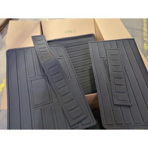 Cargo Mat Compatible with 2022-2025 2026 Chevrolet Tahoe GMC Yukon Trunk Mat Cargo Liner TPE All Weather Back Seat Cover Protector 2024 Chevy Tahoe Accessories (Trunk Mat Backrest Mats)