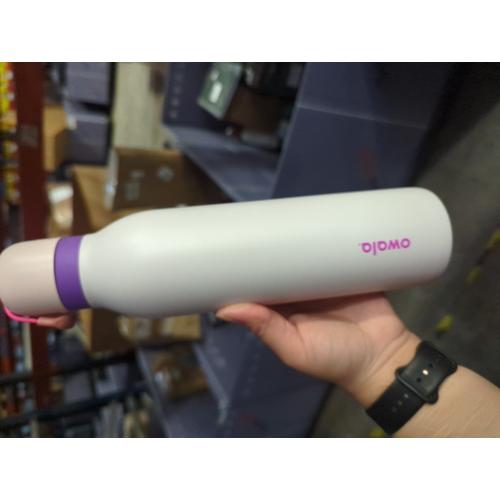 Owala FreeSip Twist Insulated Stainless Steel Water Bottle with Straw for Sports and Travel, BPA-Free, 24-oz, Pink/Purple (Dreamy Field)