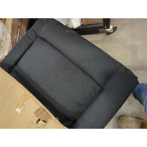 Extra Wide Bleacher Chairs with Back and Cushion Folding Stadium Chairs, Sofa Style Design ，6 Reclining Positions Waterproof Bleacher Seats (Black, Wide-26in)