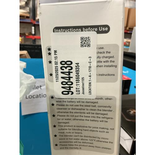 COKUNST 18oz Portable Blender, USB Rechargeable Personal Size Blenders, Smoothie Blender with 6 Blades for Protein & Shakes, Mini juicer with Extra Handle Lid for Travel Sports Outgoing