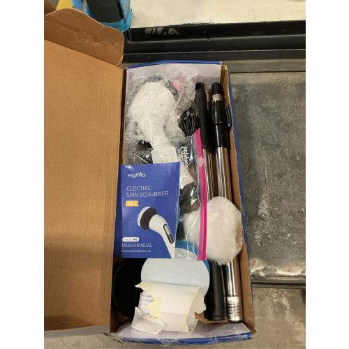 Electric Spin Scrubber for Cleaning Bathroom: Cordless Power Shower Scrubber - Electric Cleaning Brush for Tile Tub